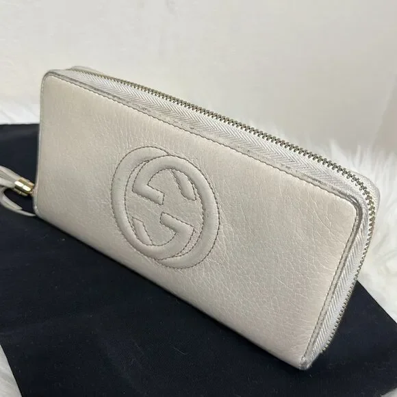 💯Authentic Gucci Soho Zipped Long Wallet🍀 - Picture 11 of 16